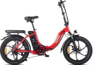 Электровелосипед Fafrees F20, 20", красный, 250Вт, 16Ач цена и информация | Электровелосипеды | kaup24.ee