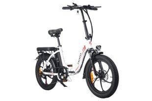 Электровелосипед Fafrees F20, 20", белый, 250Вт, 16Ач цена и информация | Электровелосипеды | kaup24.ee