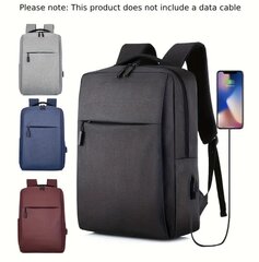 Сумка превосходного дизайна, современная, с возможностью USB-зарядки, красного цвета цена и информация | Рюкзаки и сумки | kaup24.ee