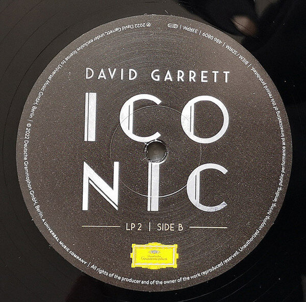 Vinüülplaat David Garrett Iconic hind ja info | Vinüülplaadid, CD, DVD | kaup24.ee