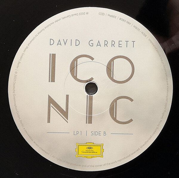 Vinüülplaat David Garrett Iconic hind ja info | Vinüülplaadid, CD, DVD | kaup24.ee