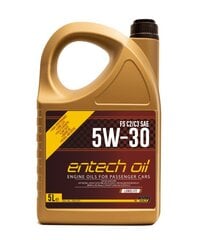 Масло моторное Entech Oil 5w30 FS C2/C3, 5л цена и информация | Моторные масла | kaup24.ee