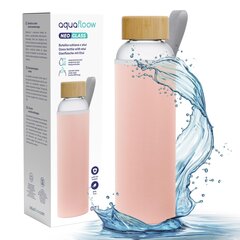 Klaaspudel koos neopreenist ümbrisega Aquafloow NeoGlass, 700ml цена и информация | Фляги для воды | kaup24.ee