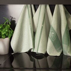 Rohelise tee köögikomplekt, roheline цена и информация | Кухонные полотенца, рукавицы, фартуки | kaup24.ee