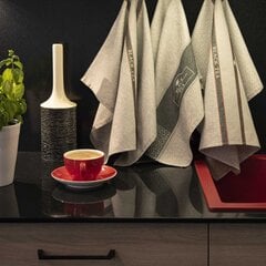 Кухонный гарнитур Черный чайно-серый цена и информация | Кухонные полотенца, рукавицы, фартуки | kaup24.ee