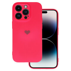 Силиконовый чехол Vennus Heart для Iphone 14 Pro Max дизайн 1 фуксия цена и информация | Чехлы для телефонов | kaup24.ee