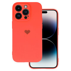 Силиконовый чехол Vennus Heart для Iphone 14 Pro Max дизайн 1 коралловый цена и информация | Чехлы для телефонов | kaup24.ee