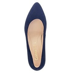 Темно синие замшевые туфли Gabor цена и информация | Туфли женские Saimaoxieye, песочного цвета | kaup24.ee
