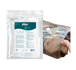 Вакуумный мешок Sillar для одежды 60 x 80- 1 шт. цена и информация | Вешалки и мешки для одежды | kaup24.ee