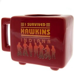 Kruus Stranger Things, I Survived TV Shaped Heat Changing Mug hind ja info | Fännitooted mänguritele | kaup24.ee