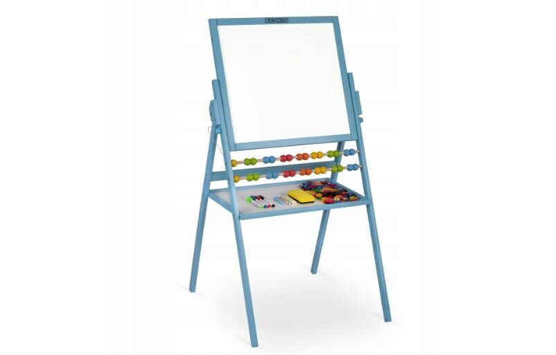 Joonestuslaud , kahepoolne magnetiline, lisaseadmetega, sinine, 101 x 55 x 55 cm hind ja info | Arendavad mänguasjad | kaup24.ee