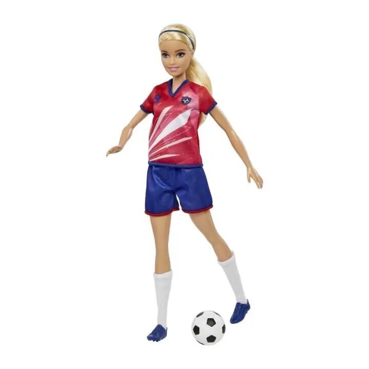 Nukk jalgpallur Barbie HCN17 hind ja info | Tüdrukute mänguasjad | kaup24.ee