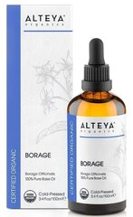 Organic borage oil (borago officinalis) - borage ehk kurgirohuõli ALTEYA, 100ml hind ja info | Eeterlikud ja kosmeetilised õlid | kaup24.ee