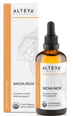 Organic sacha inchi seed oil (plukenetia volubilis) - inka õliväädi õli ALTEYA, 100ml hind ja info | Eeterlikud ja kosmeetilised õlid | kaup24.ee