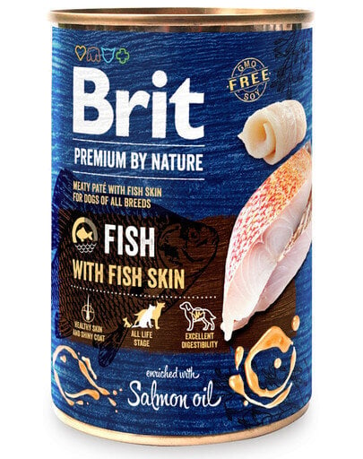 Brit Premium by Nature kalanahaga, 400 g hind ja info | Konservid koertele | kaup24.ee