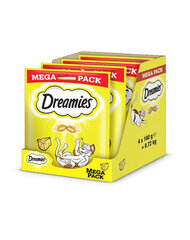 Dreamies Mega juustuga, 4 x 180g hind ja info | Maiustused kassidele | kaup24.ee