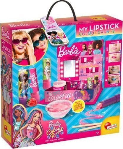 Loominguline komplekt lastele Barbie My Lipstick Color Change, 1 tk. цена и информация | Laste ja ema kosmeetika | kaup24.ee