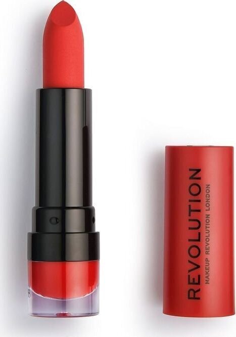 Huulepulk Makeup Revolution Matte Lipstick, Ruby 134, 3,5 ml hind ja info | Huulepulgad, -läiked, -palsamid, vaseliin | kaup24.ee