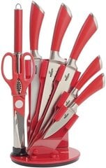 Набор ножей Bohmann из нержавеющей стали красный 8 шт. цена и информация | Ножи и аксессуары для них | kaup24.ee