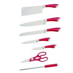 Набор ножей Bohmann из нержавеющей стали красный 8 шт. цена и информация | Ножи и аксессуары для них | kaup24.ee