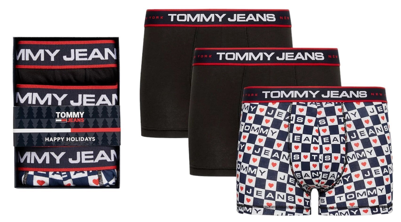 Tommy Jeans aluspüksid meestele 84819, 3 tk цена и информация | Meeste aluspesu | kaup24.ee