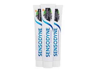 Зубная паста Sensodyne Natural White, с активированным углем, 3 × 75 мл цена и информация | Для ухода за зубами | kaup24.ee