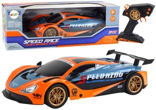 Puldiga juhitav sportauto 1:10, oranž hind ja info | Poiste mänguasjad | kaup24.ee