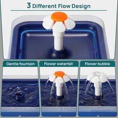 Автоматический фонтан для котов/собак, синий цена и информация | Миски, ящики для корма | kaup24.ee