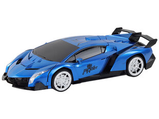 Robotauto r/c 1:10, sinine hind ja info | Poiste mänguasjad | kaup24.ee