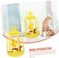 Elektrooniline interaktiivne kassi mänguasi Bird Cage цена и информация | Mänguasjad kassidele | kaup24.ee