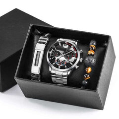 Модный комплект наручных часов raykard с 2 браслетами цена и информация | Наборы украшений | kaup24.ee