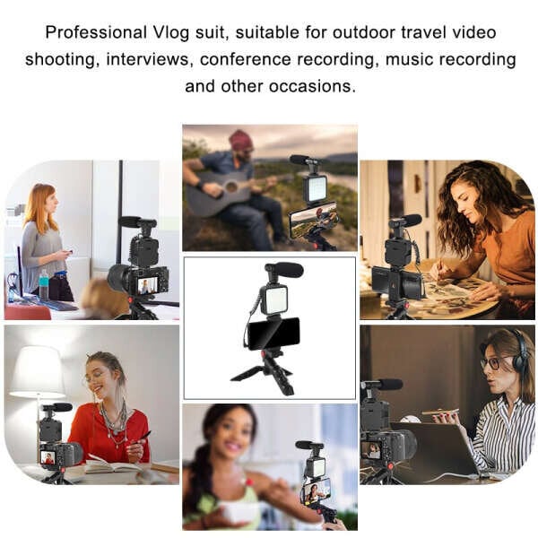 Vloggie kaamera statiiv hind ja info | Fotovalgustuse seadmed | kaup24.ee