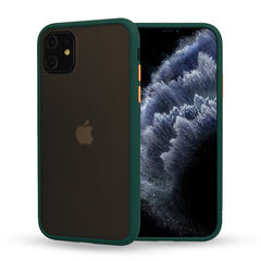 Бампер с кнопками Vennus Color для Iphone 12 Mini, зеленый цена и информация | Чехлы для телефонов | kaup24.ee