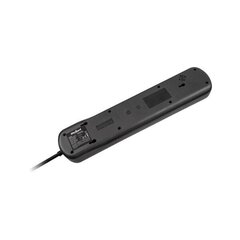 Rebel power strip, 5 pistikupesa koos lülitiga 5 m, 3x1,5 mm hind ja info | Pikendusjuhtmed, kaablid | kaup24.ee