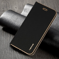 Чехол Vennus Book Case с рамкой для Samsung Galaxy A12 золотистый цена и информация | Чехлы для телефонов | kaup24.ee