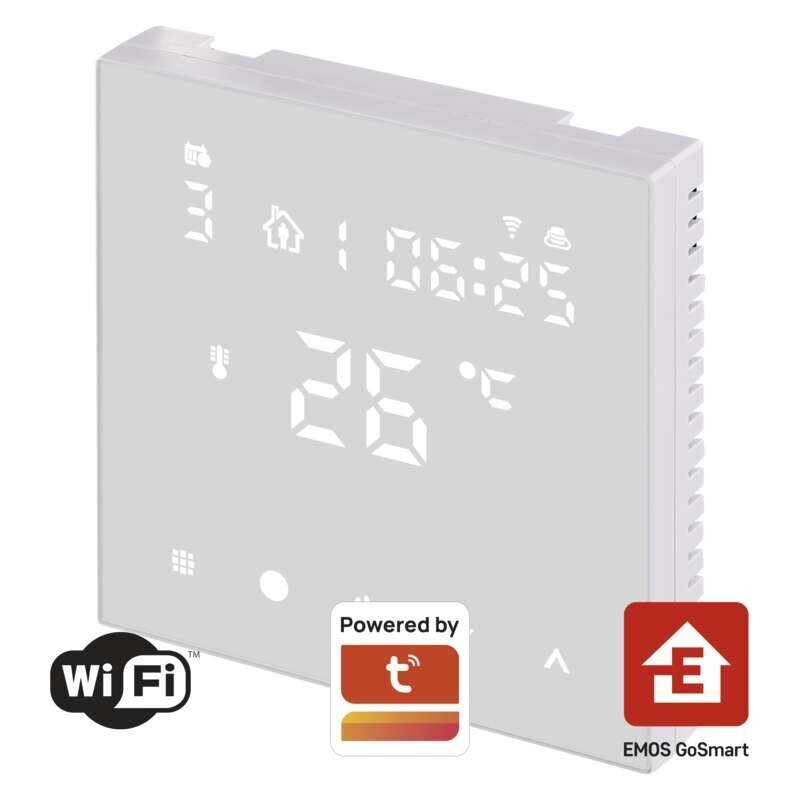 Põrandakütte programmeeritav termostaat WiFi Emos GoSmart цена и информация | Taimerid, termostaadid | kaup24.ee