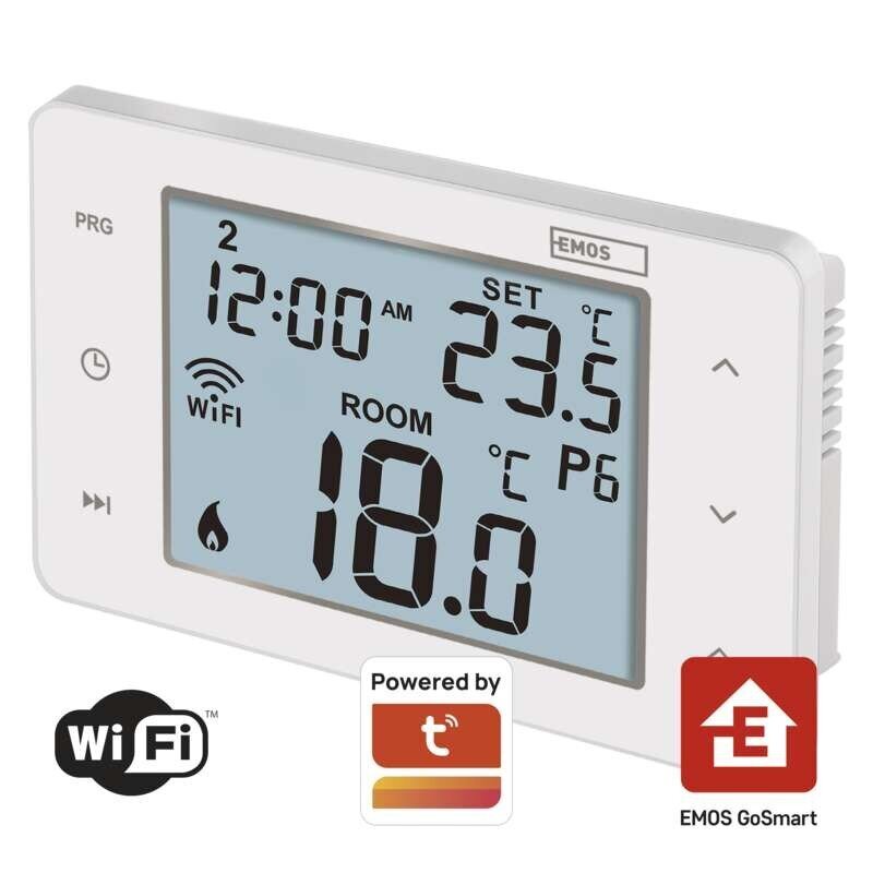 Programmeeritav termostaat WiFi GoSmart цена и информация | Taimerid, termostaadid | kaup24.ee