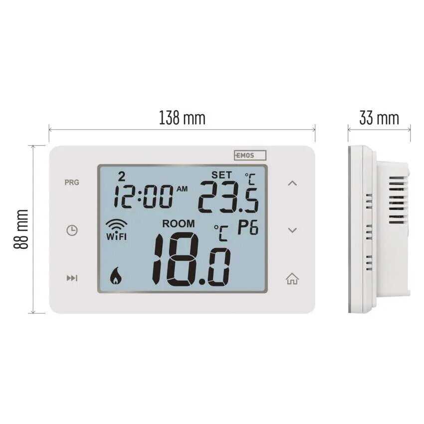 Programmeeritav termostaat WiFi GoSmart hind ja info | Taimerid, termostaadid | kaup24.ee