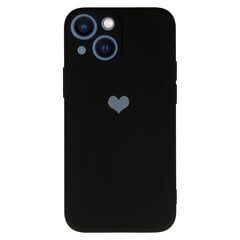 Силиконовый чехол Vennus Heart для Iphone 14 дизайн 1 черный цена и информация | Чехлы для телефонов | kaup24.ee