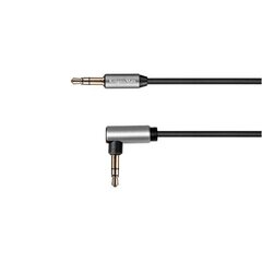 "kruger&matz basic 3.5 corner socket cable - 3.5 straight socket spring kruger&matz basic цена и информация | Кабели и провода | kaup24.ee