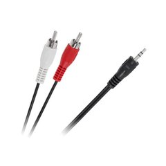 кабель jack 3,5-2 x rca 5 м цена и информация | Кабели и провода | kaup24.ee