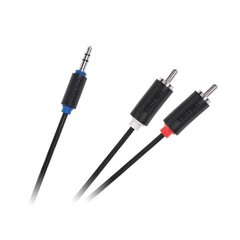 Kaabel Cabletech 3.5 AUX - 2xRCA 10m hind ja info | Kaablid ja juhtmed | kaup24.ee