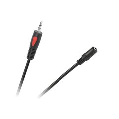 Kaabel Cabletech Eco-Line 3.5 AUX - AUX, 1m hind ja info | Kaablid ja juhtmed | kaup24.ee