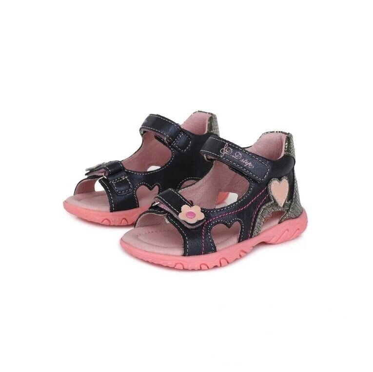 Sandaalid tüdrukutele D.D.Step, sinine/roosa цена и информация | Laste sandaalid | kaup24.ee