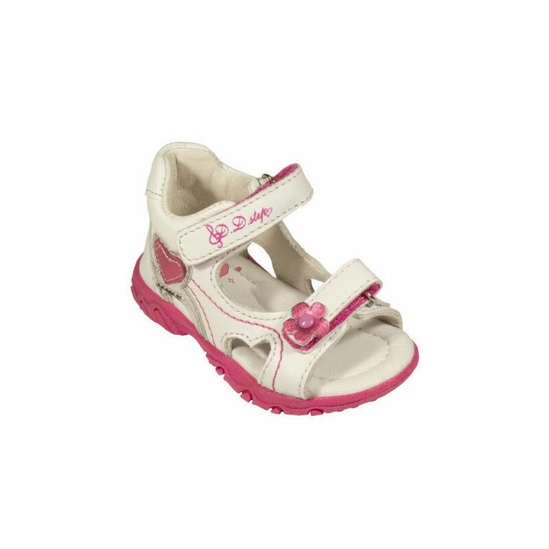 Sandaalid tüdrukutele D.D.Step, valge / roosa hind ja info | Laste sandaalid | kaup24.ee
