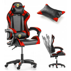 Игровое кресло ADGO-GO, черное/красное цена и информация | Офисные кресла | kaup24.ee