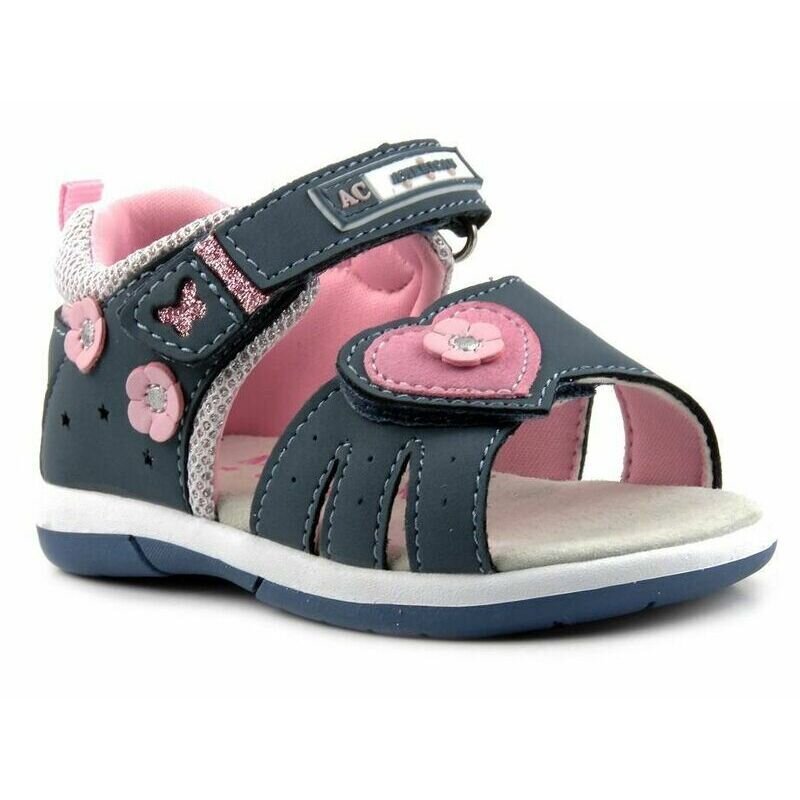 Sandaalid tüdrukutele American Club, tumesinine/roosa hind ja info | Laste sandaalid | kaup24.ee