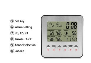 Метеостанция TS-A92 цена и информация | Метеорологические станции, термометры | kaup24.ee