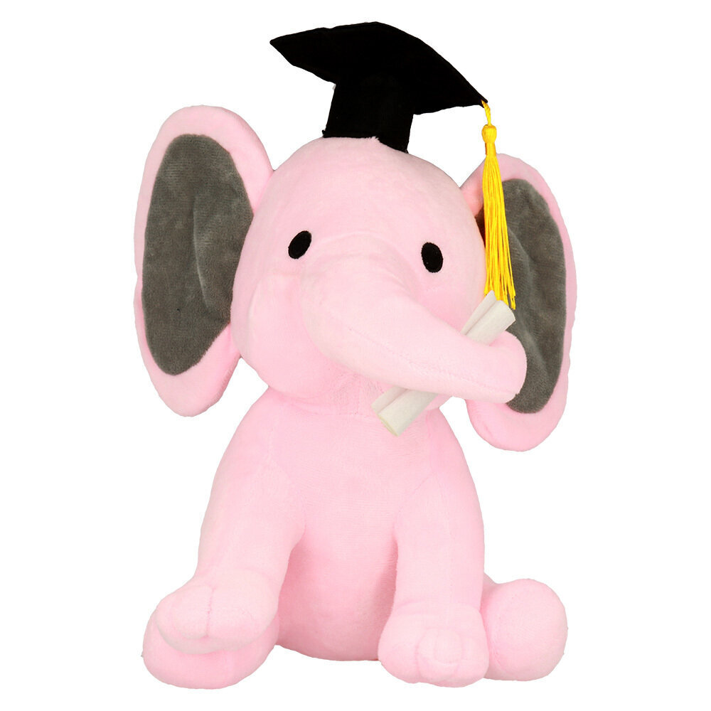 Pehme elevant mütsiga, roosa hind ja info | Pehmed mänguasjad | kaup24.ee