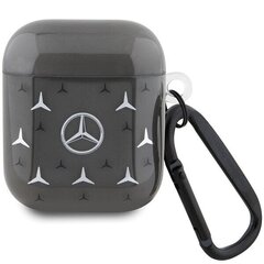 Оригинальный чехол KARL LAGERFELD - Large Star Pattern MEA28DPMGS для AirPods 1/2 Cover - черный цена и информация | Аксессуары для наушников | kaup24.ee